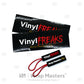 "VinylFREAKS" Zip-tag and sticker